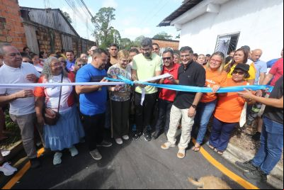 notícia: Prefeitura de Ananindeua entrega ruas revitalizadas no bairro 40 Horas 